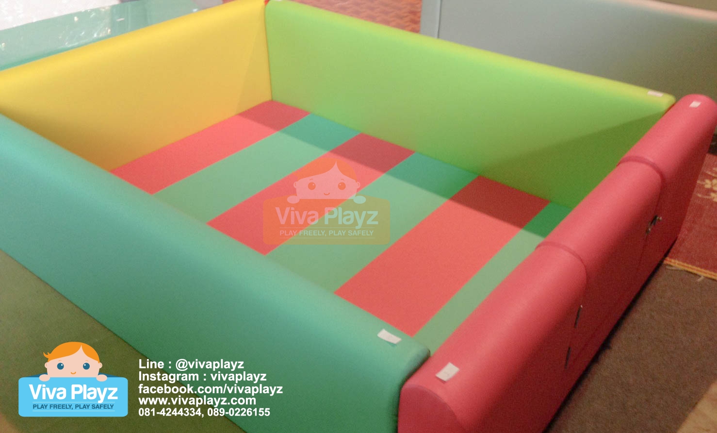 ตัวอย่างสี คอกกั้นเด็ก