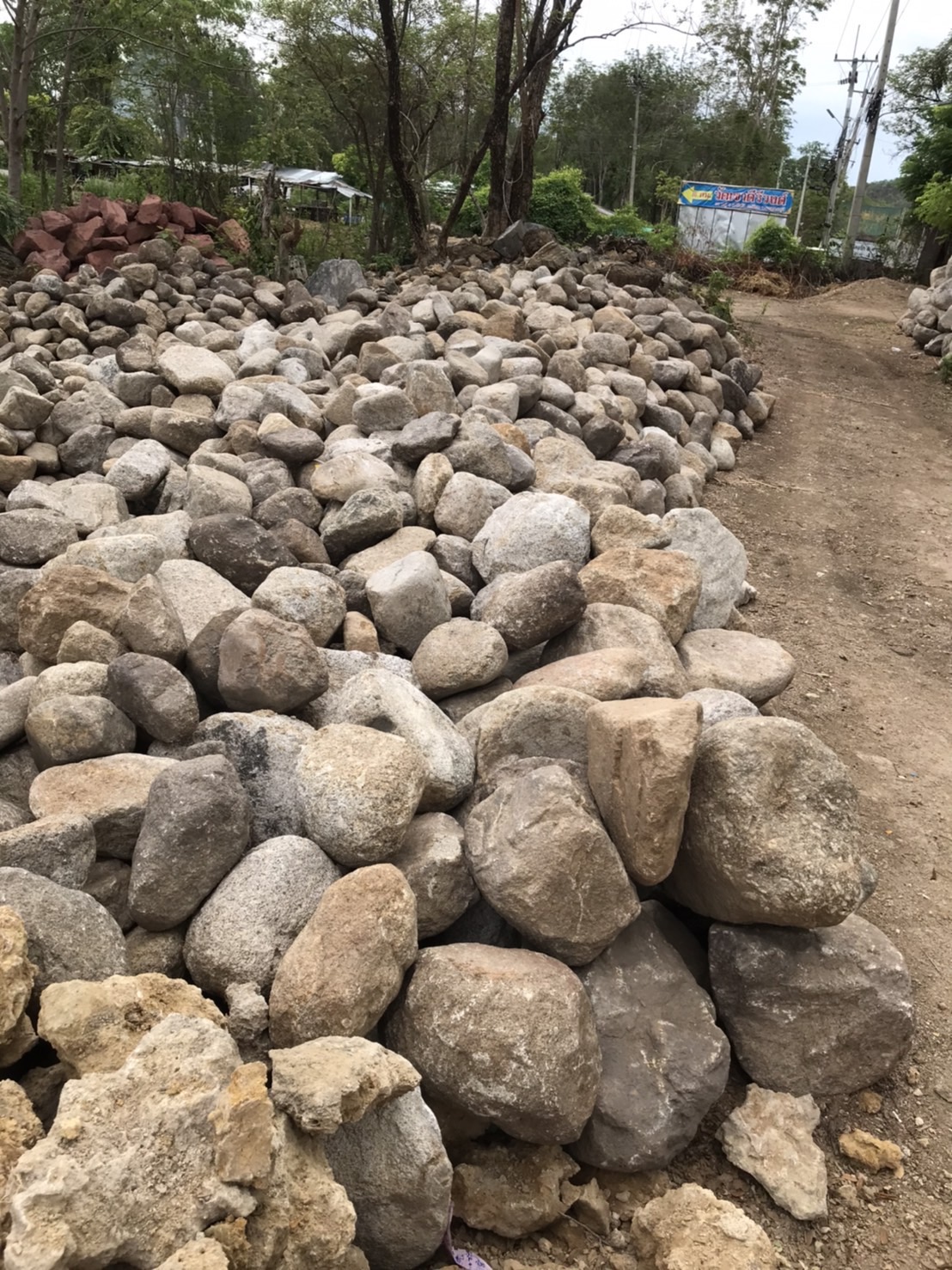 หินแกรนิต(ไข่นกกระทา)