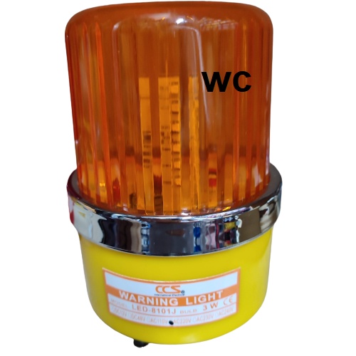 ไฟหมุน LED ไซเรน 6นิ้ว ไฟ 12V 24V 220V 5161R ไฟฉุกเฉิน ไฟไซเรน เตือนภัย สีเหลืองหรือสีแดง warning light
