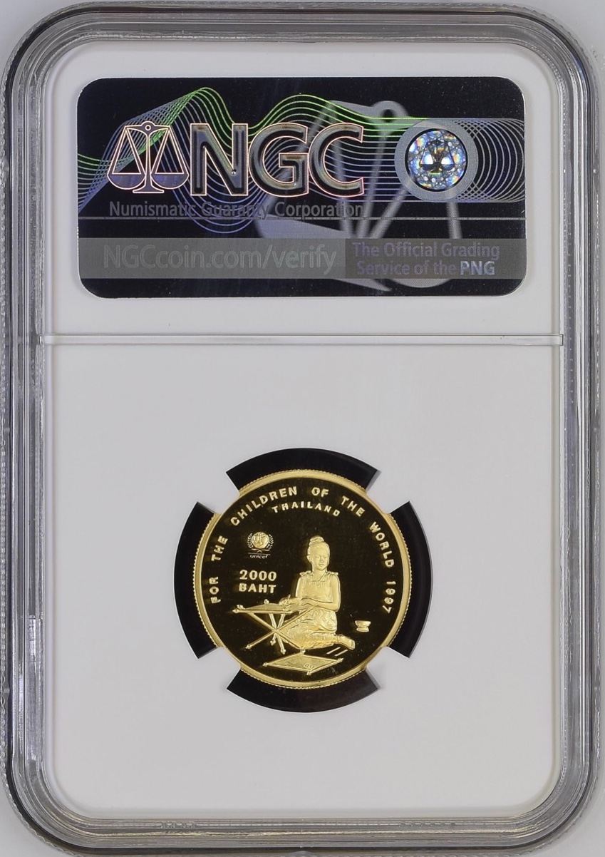 เหรียญทองคำขัดเงา 50 ปี องค์การทุนเพื่อเด็กแห่งสหประชาชาติ