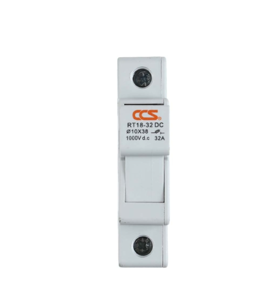 CCS ฐานฟิวส์ DC 1000V RT18-32 พร้อมลูกฟิวส์ 10A - 30A ขนาด 10x38 mm. Fuse Holder ฟิวส์กระบอก ฟิวส์ ตลับฟิวส์ ลูกฟิวส์ โซล่าเซลล์