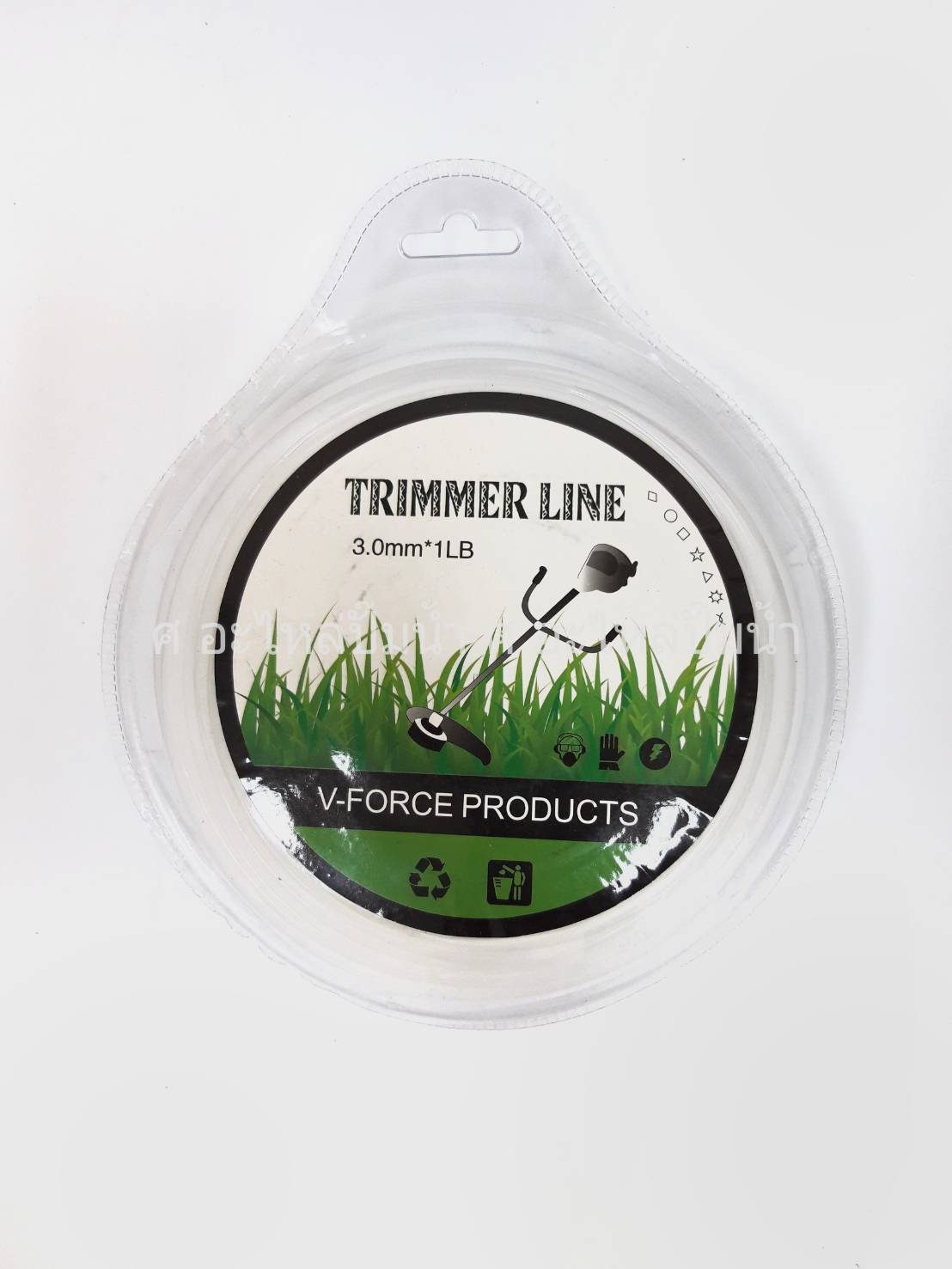 เอ็นตัดหญ้า 3.0 mm. กลม 1 LB. ขาว NO.125