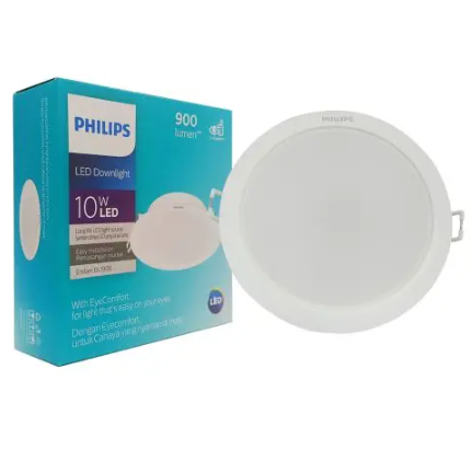 Philips โคมไฟดาวน์ไลท์ ฟิลลิป์ 5นิ้ว 10W รุ่น Eridani DL190B แสงขาว/แสงอุ่น/แสงขาวนวล LED EyeComfort