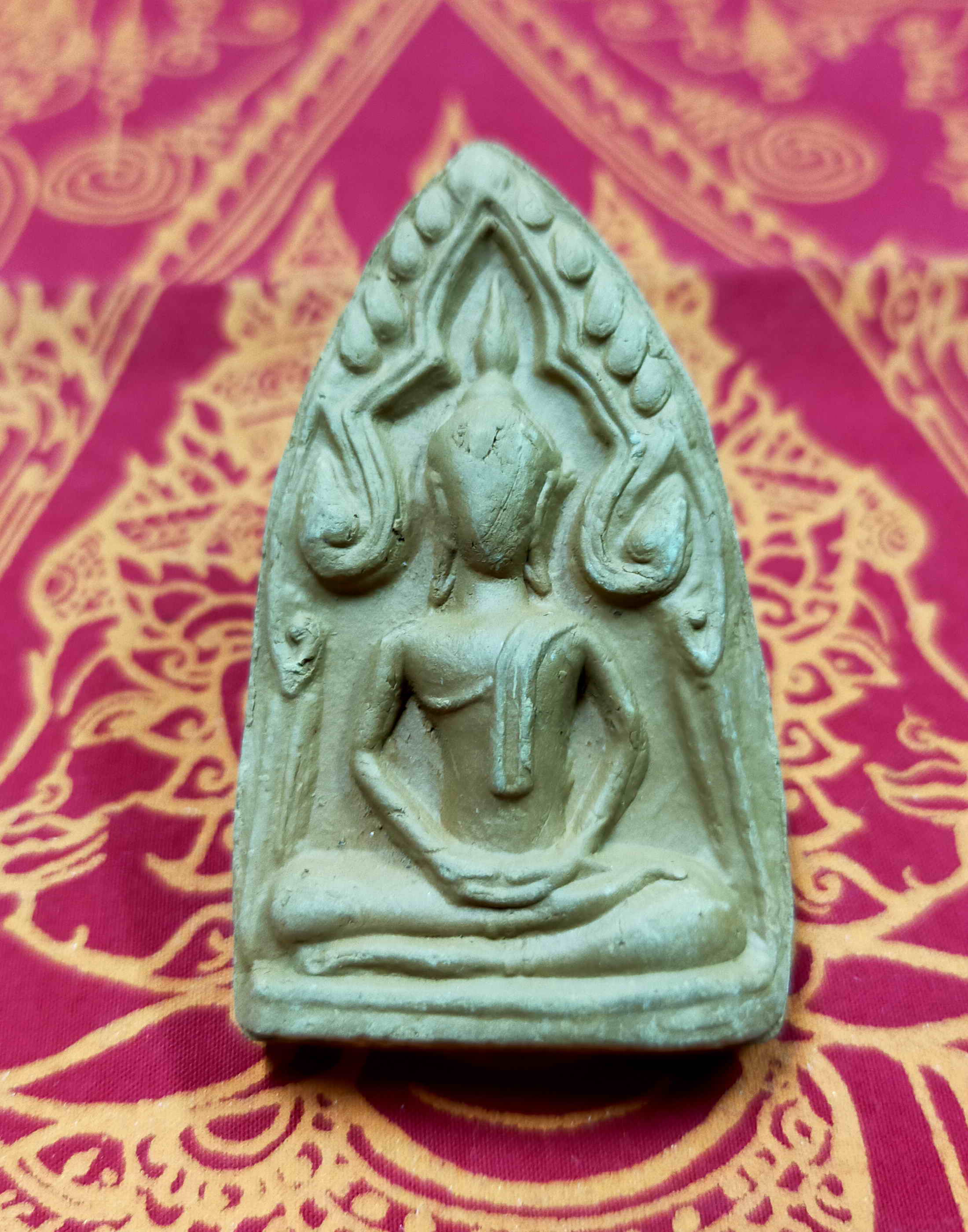 หลวงพ่อชำนาญ (พระครูปทุมวรกิจ) วัดบางกุฎีทอง จ.ปทุมธานี ขุนแผนพลายเดี่ยว พระแท้ วัตถุมงคลดี โดย sukpra (ศุขพระ)