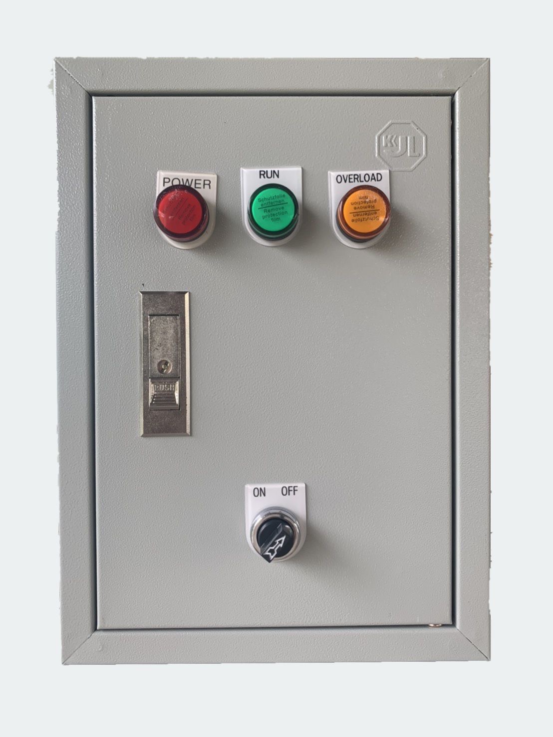 ตู้ควบคุมปั๊มน้ำ1 HP 220 v เปิดปิดธรรมดา ตู้เหล็ก