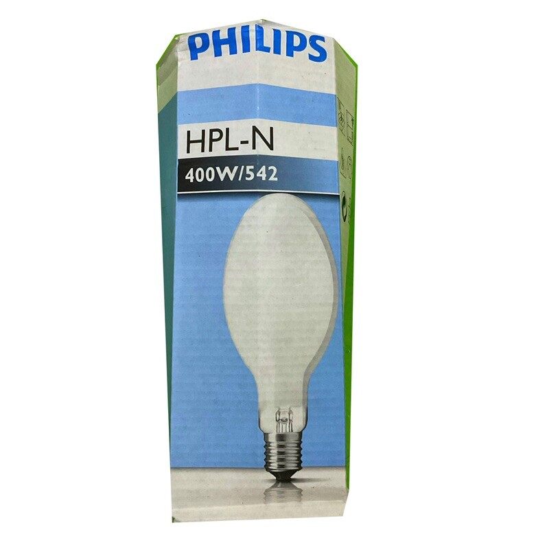 Philips หลอดไฟ HPL-N ผ่านบัลลาสต์ หลอดแสงจันทร์ ฟิลิปส์ 125W / 250W / 400W จำนวน 1หลอด ราคารวมภาษีแล้ว