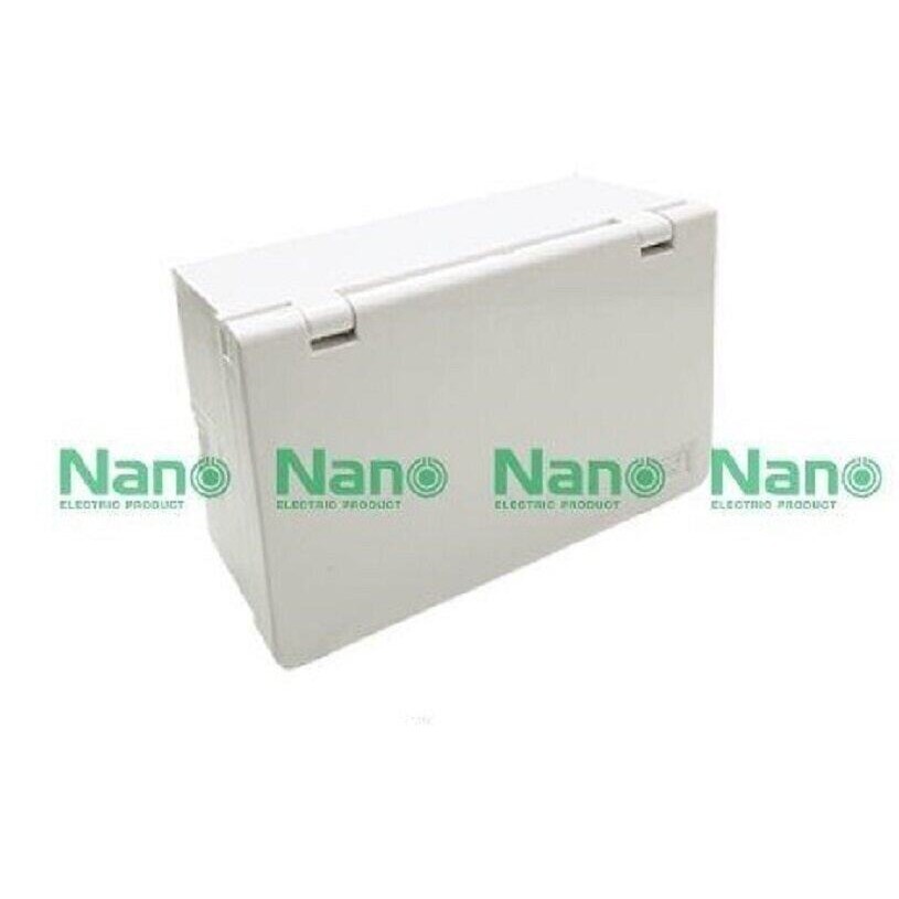 กล่องกันน้ำปลั๊กไฟ ฝาทึบสี ขาว ดำ 2x4 แนวนอน NANO กล่องครอบสวิตช์ปลั๊กไฟ NANO บ๊อกกันน้ำ