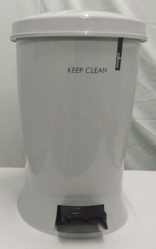 ถังขยะเท้าเหยียบ ทรงกลม 25 ลิตร