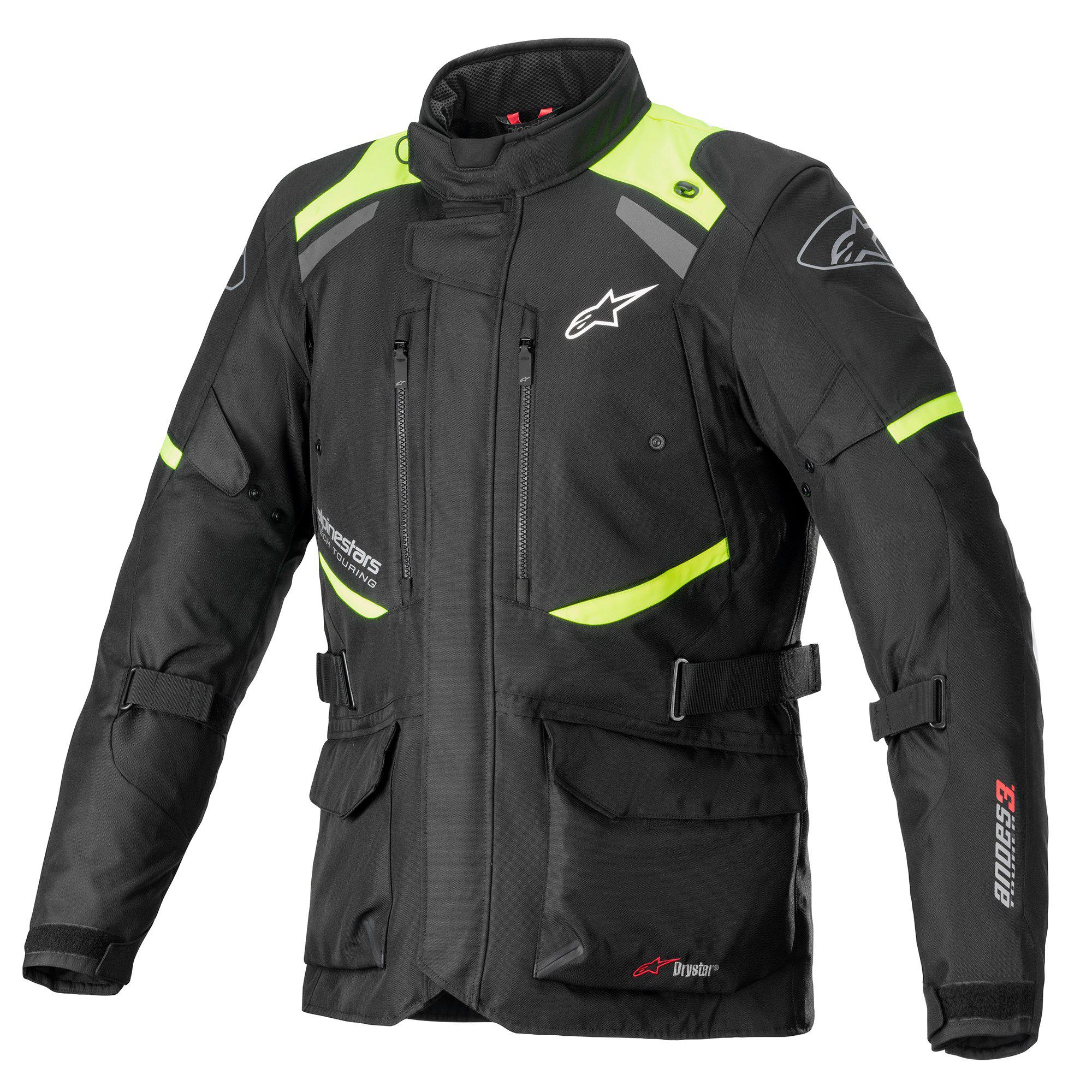 Alpinestars ANDES V3 DRYSTAR JACKET (BLACK/FLUO YELLOW)