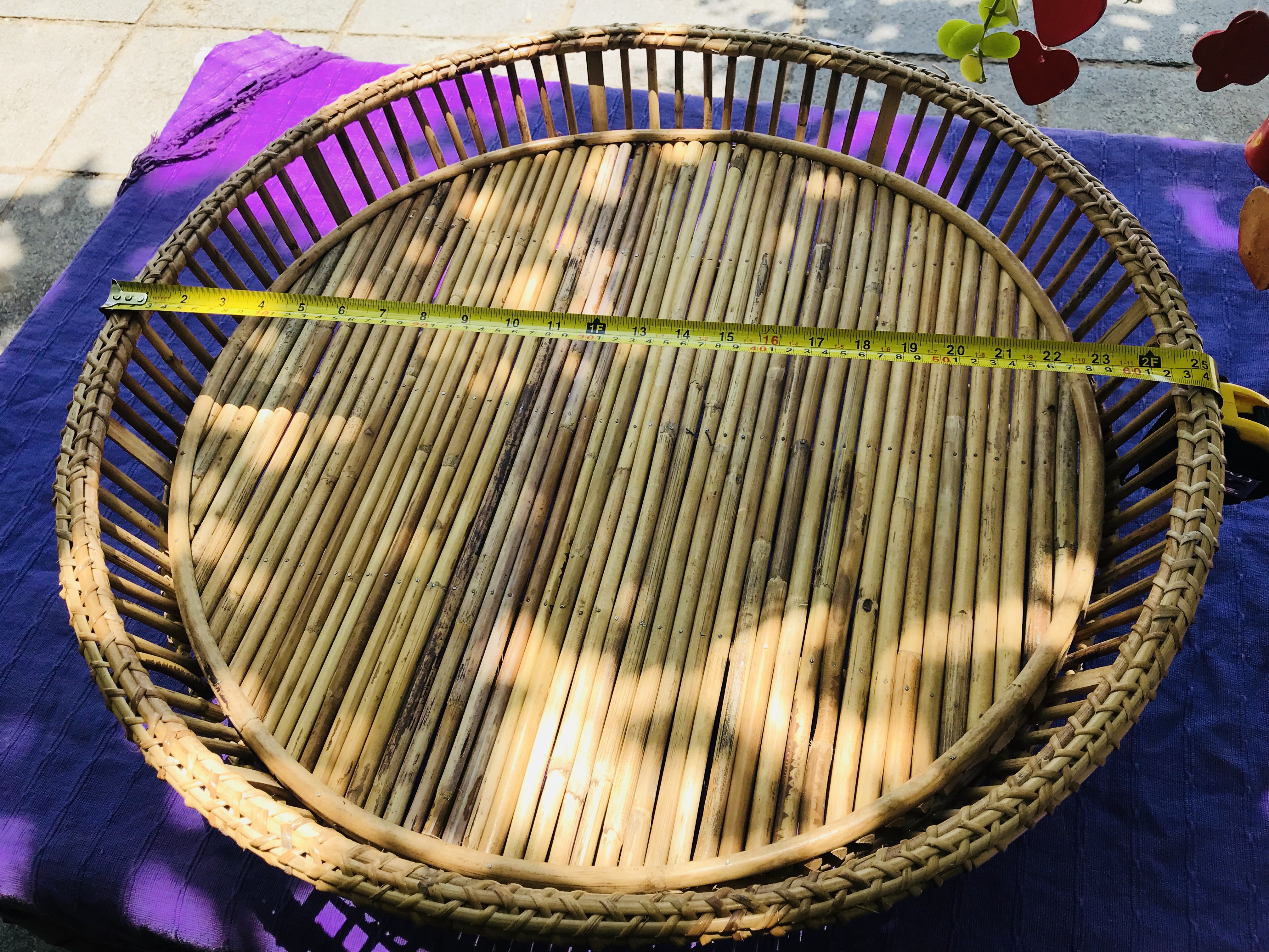 ขันโตกหวายสาน25"