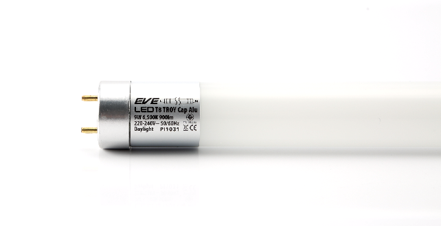 LED T8 Cap Alu หลอดแอลอีดี T8 ขั้วอลูมิเนียม ขนาด 9 และ18 วัตต์