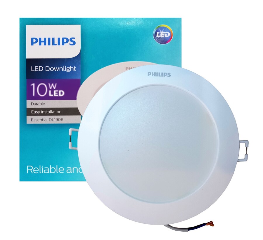 Philips โคมไฟดาวน์ไลท์ ฟิลลิป์ 5นิ้ว 10W รุ่น Eridani DL190B แสงขาว/แสงอุ่น/แสงขาวนวล LED EyeComfort