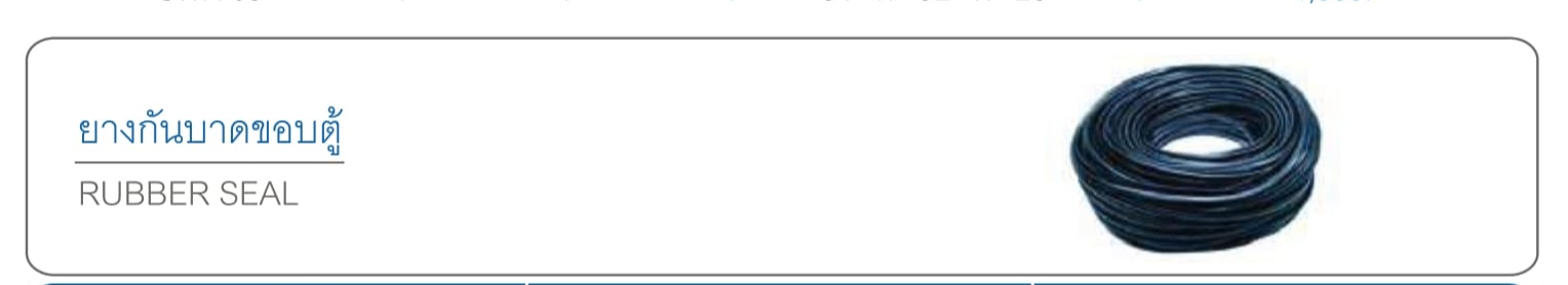 ยางกันบาดขอบตู้