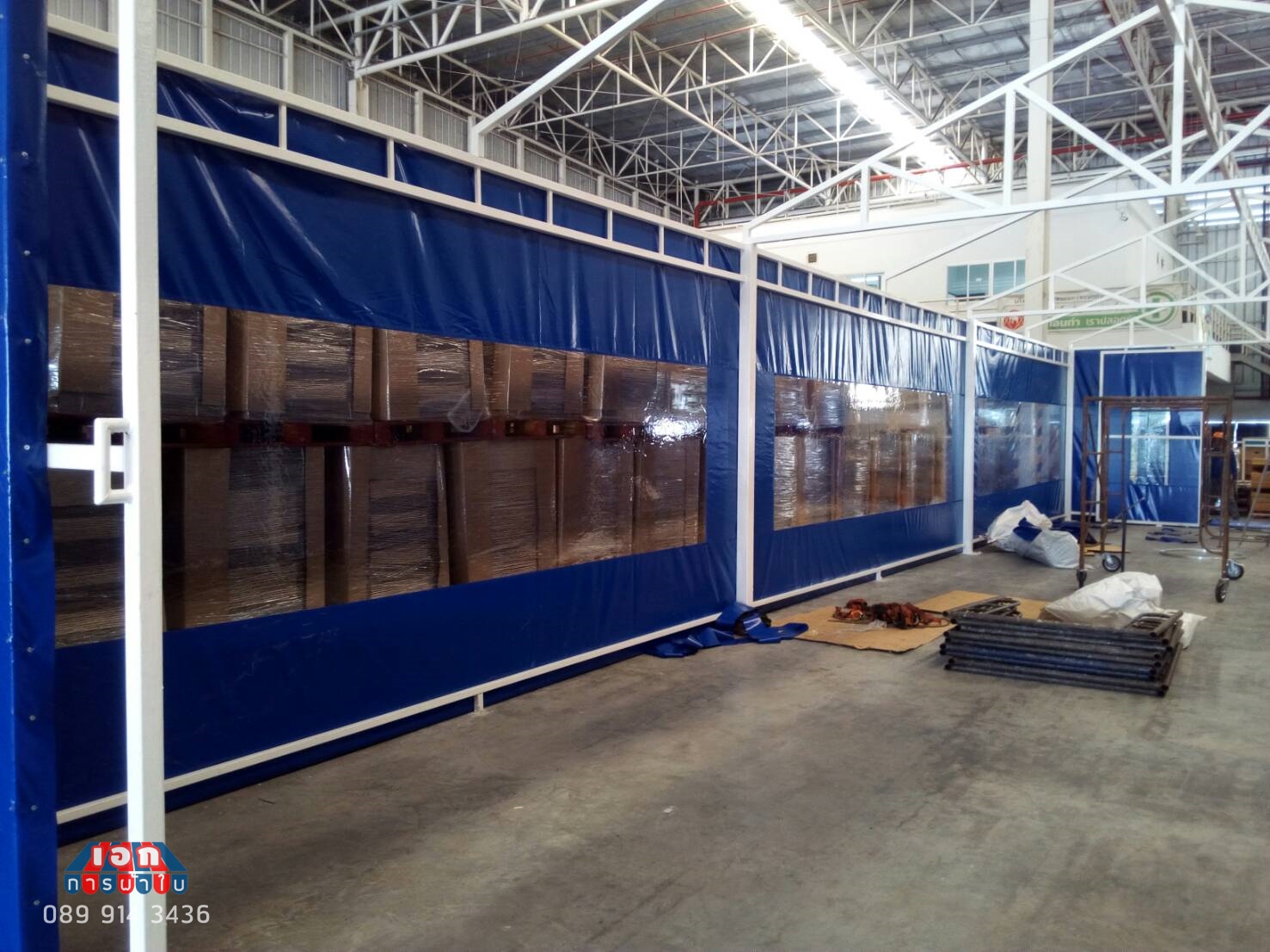 โกดังผ้าใบเก็บสินค้า (Ware house)