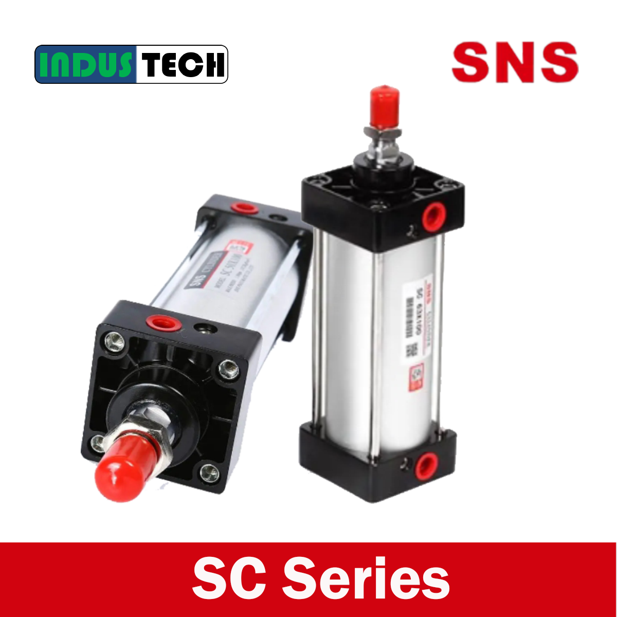 SNS Tie rod cylinder กระบอกลม 4 เสา รุ่น SC