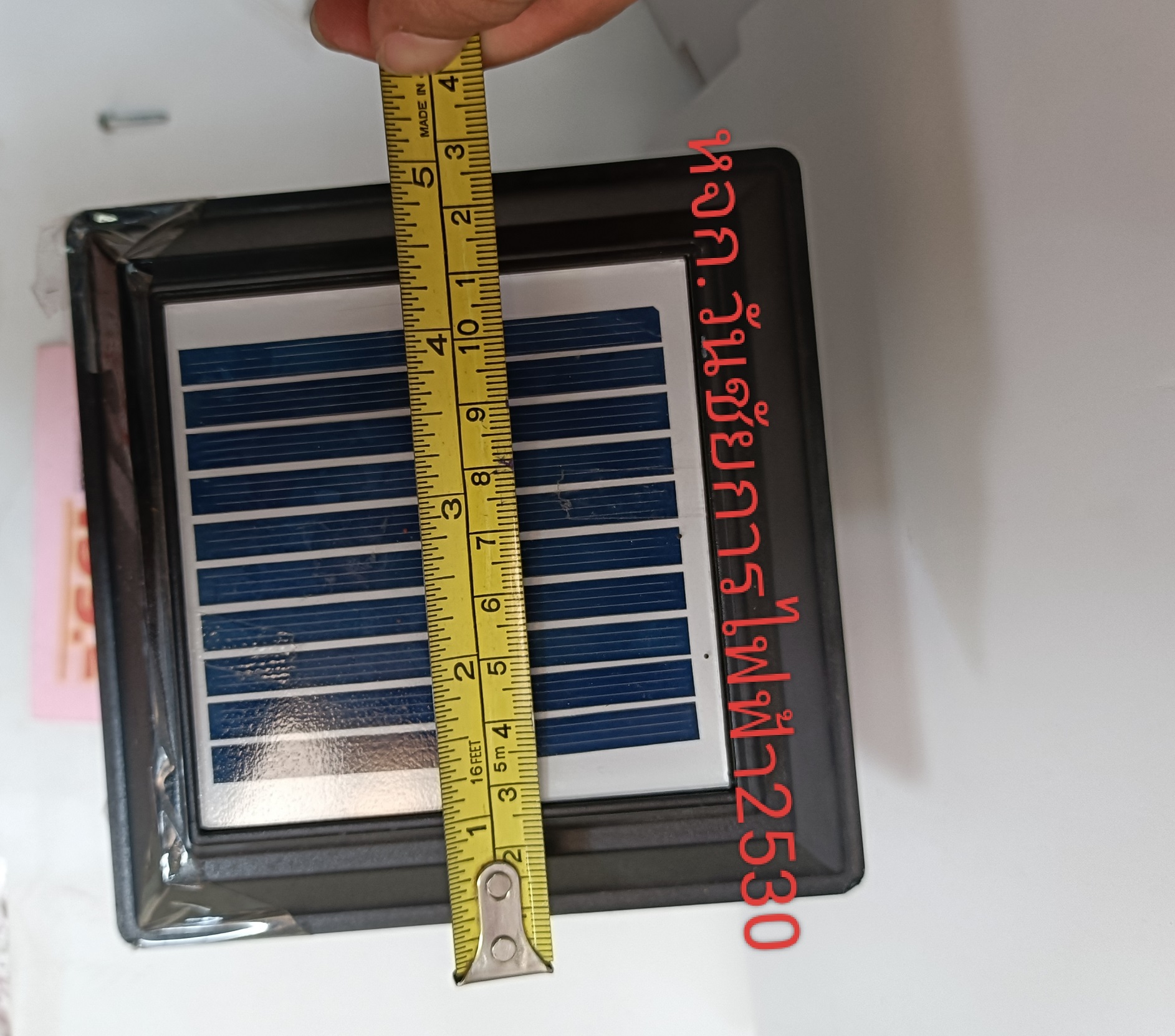 ONESTAR โคมไฟโซล่าเซลล์หัวเสาทรงสีเหลี่ยม โคมไฟโซล่าเซลล์ โคมไฟหัวเสา 80W ใช้พลังงานแสงอาทิตย์ กันน้ำ
