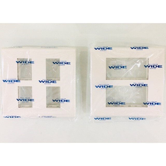 Panasonic ฝาพลาสติกพานาโซนิค Panasonic หน้ากาก ฝา 1-3 ช่อง หน้ากากปิดเรียบ พานาโซนิค รุ่น WEG 6801-6803 พานาโซนิค