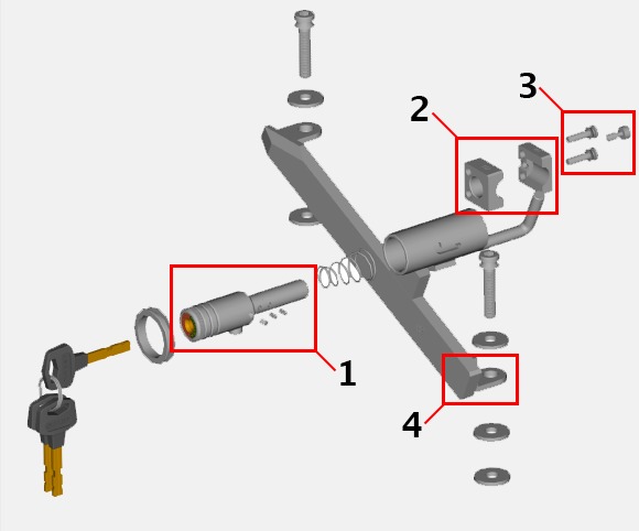 solex click lock ล็อคเกียร์ solex พร้อมติดตั้งนอกสถานที่ ราคา 3700บาท ร้าน SAFE SHOP คลองถม