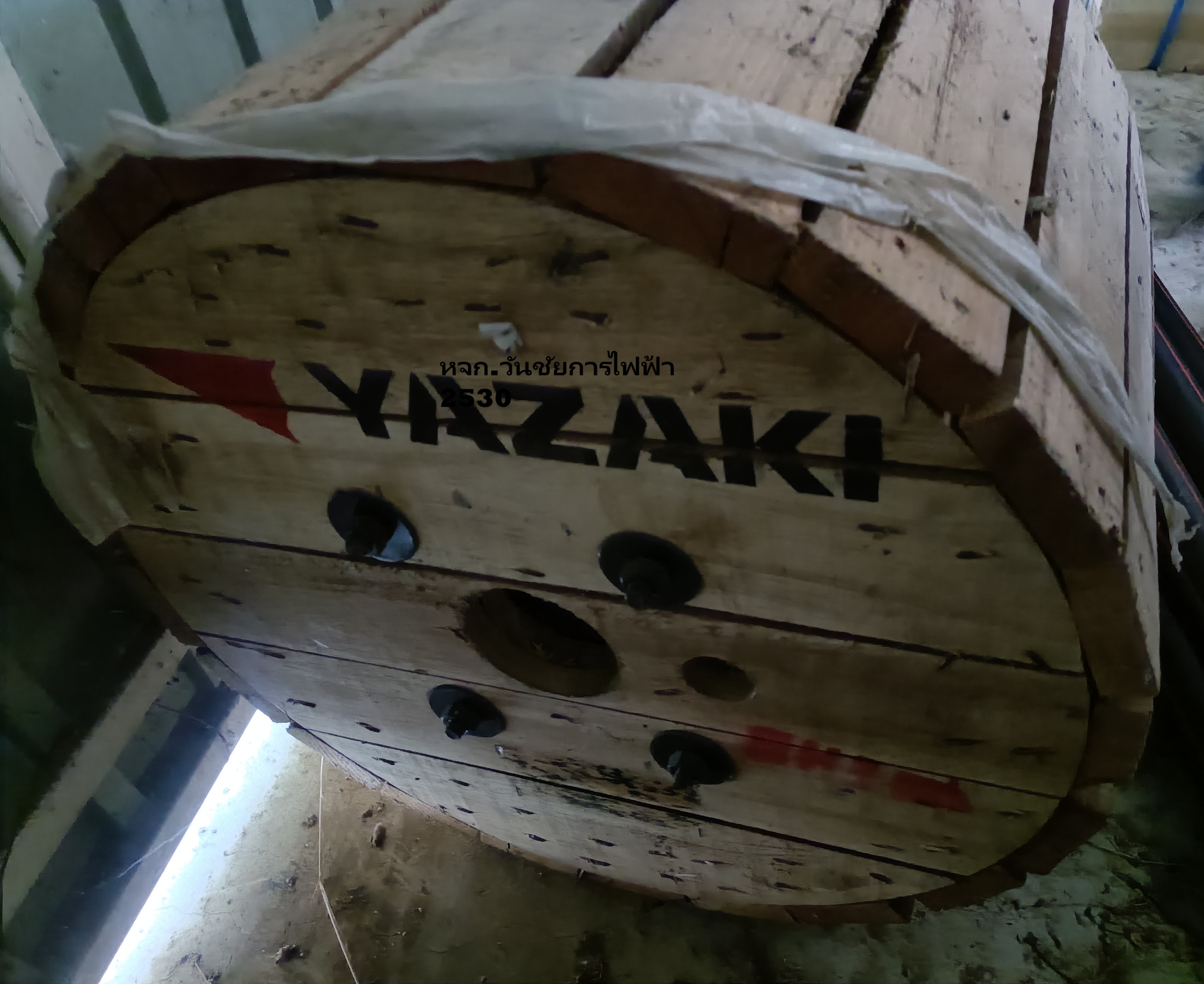 YAZAKI สายไฟกลมดำ ยาซากิ หุ้มฉนวน 2 ชั้น เบอร์ 6 VCT 4x6 สายไฟเบอร์6 ด้านใน 4แกน 1ขด 100เมตร