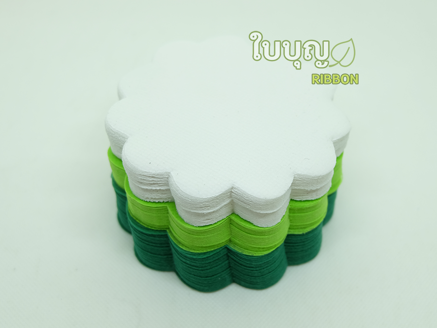 กระดาษสาห่อเหรียญ 300 แผ่น พร้อมหนังยาง