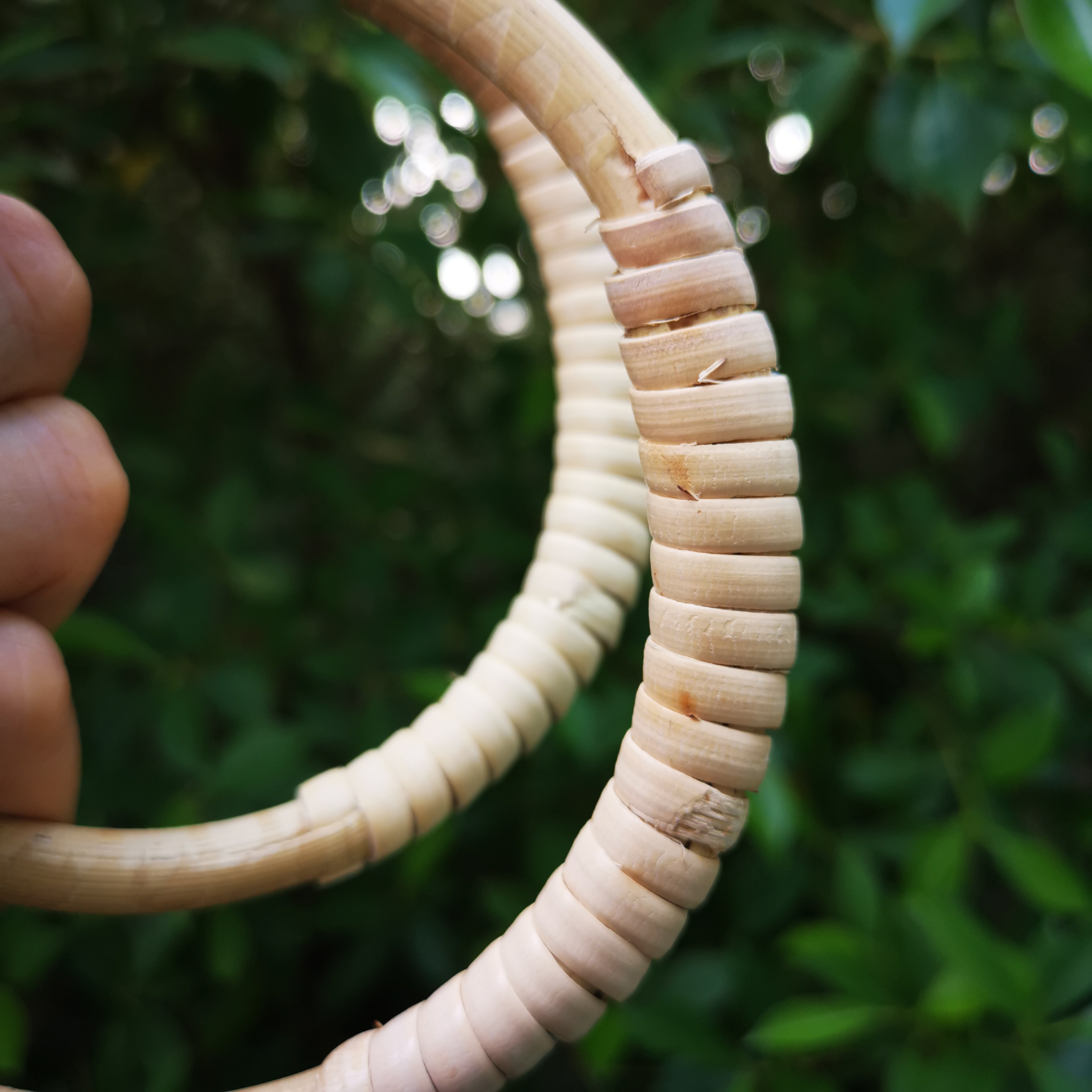 MW-28 หูหวาย12x12 cm. สีหวายธรรมชาติ