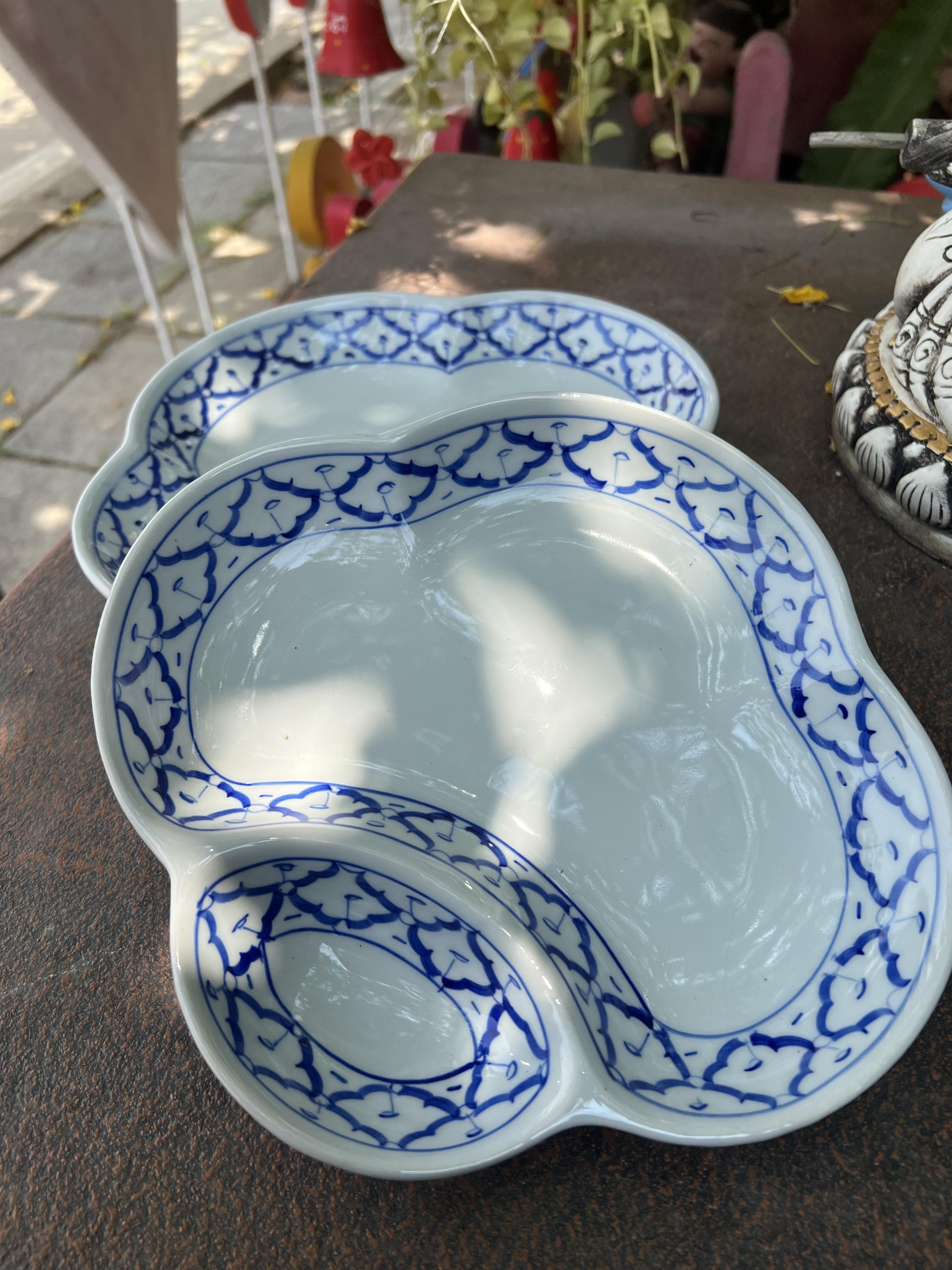 จานชงโค9"ลายไทย