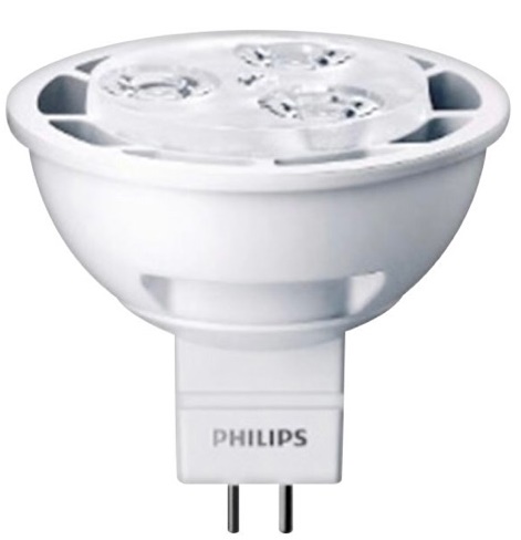 PHILIPS หลอดไฟ ขั้วเสียบ LED MR16 3W 12V warmwhite GU5.3 ขั้วเสียบ ฟิลลิป์ ขั้วMR16 ขั้วเสียบ 2ขา