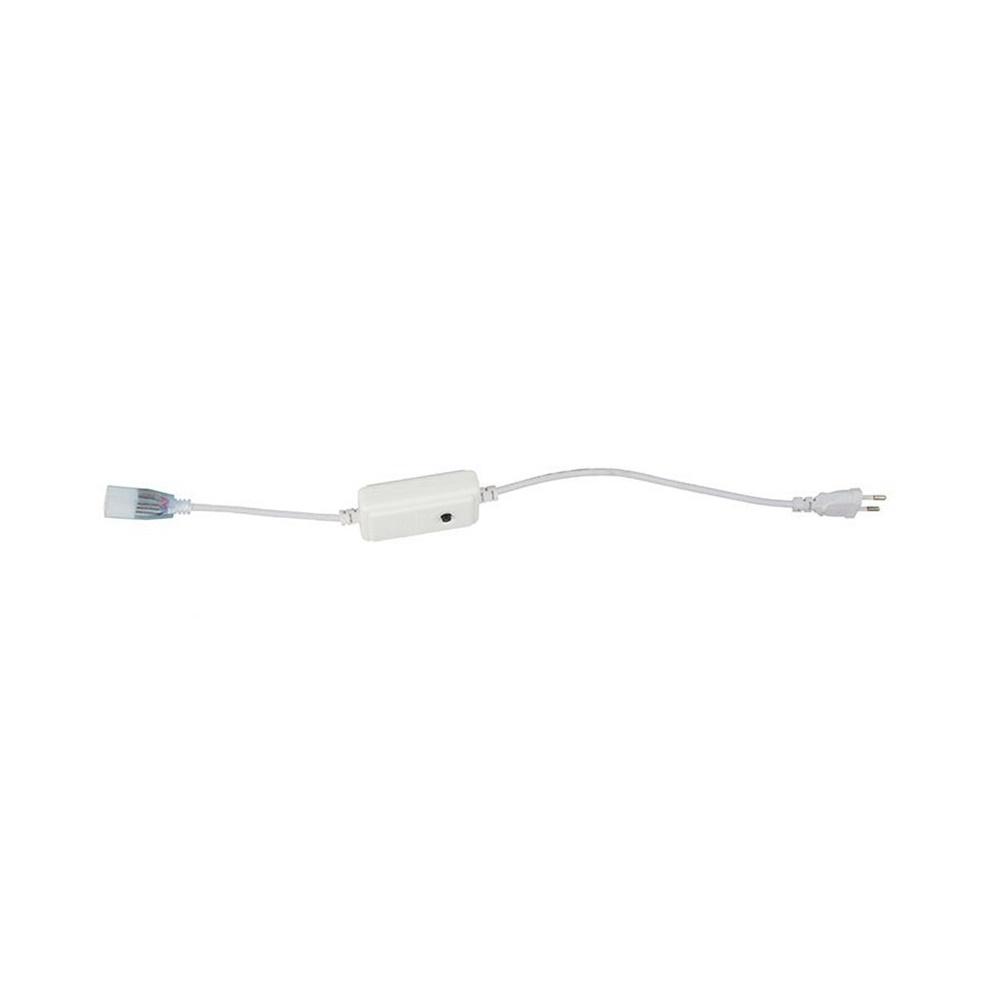 ชุดปลั๊กไฟคอนโทรลเลอร์ 220v รุ่น 5050 สลับสี RGB แบบไม่กันน้ำ พร้อม Pin 4 ขา + End cap จุกปิดท้าย