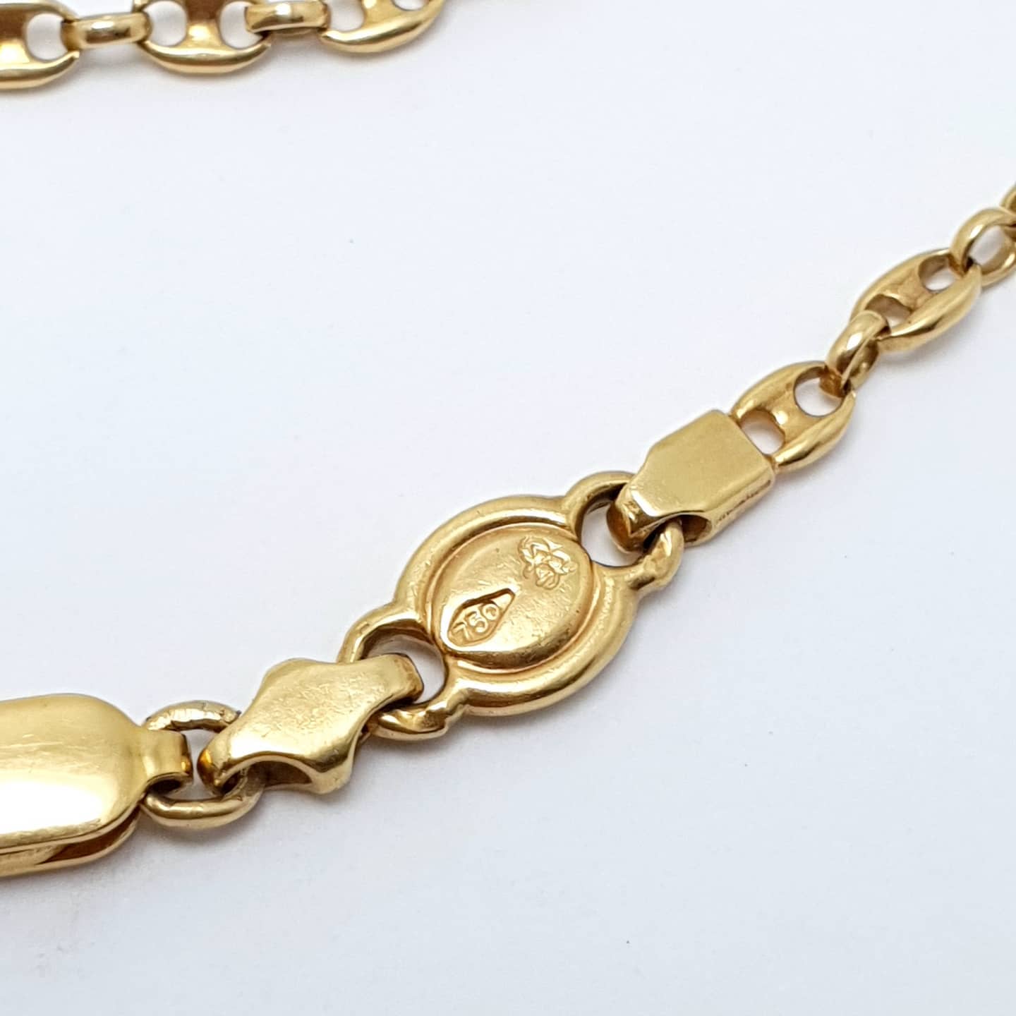 ❎✖️🚫ขายแล้ว(SoIdOut)🚫✖️❎สร้อยคอทองคำ 18K ความยาว 25.5 นิ้ว กว้าง 2.5 มิล น้ำหนัก 11.3 กรัม