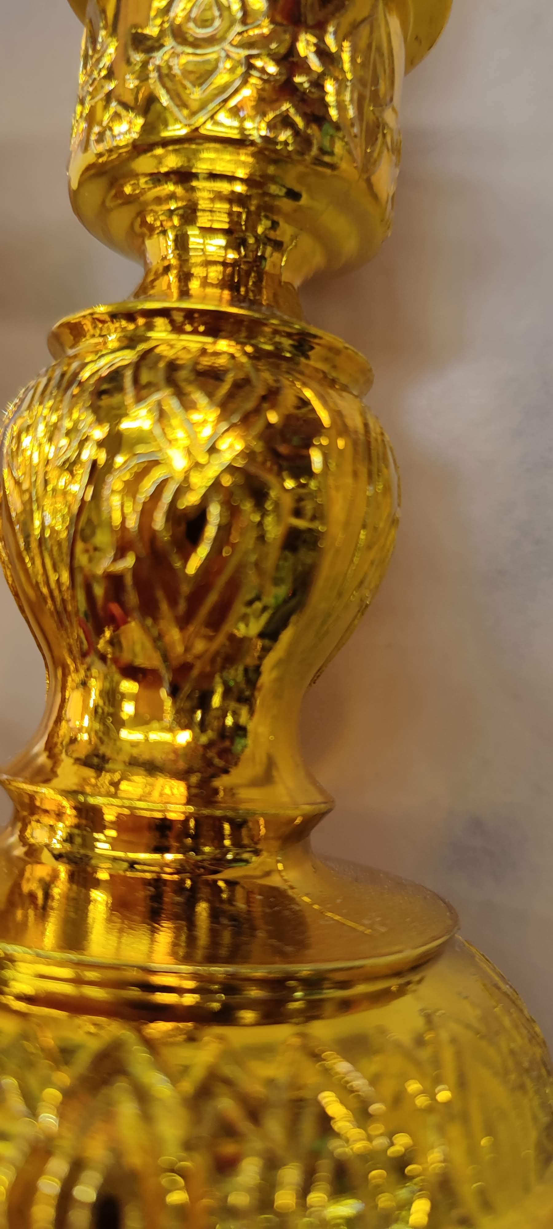 ขาเชิงเทียนไฟฟ้า พร้อมใช้งาน สำหรับหลอดเทียน ได้ทุกชนิด ขั้วเขี้ยว ลายมังกร