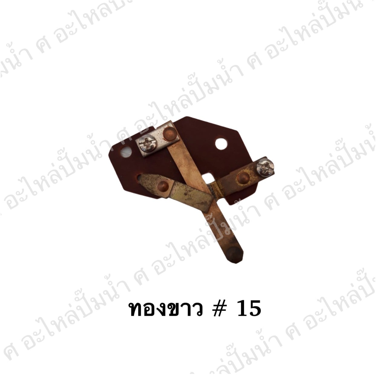 ทองขาวมอเตอร์-ปั๊มแช่ ทองขาว #15 มอเตอร์มิตซู 1/4 - 1/3 HP