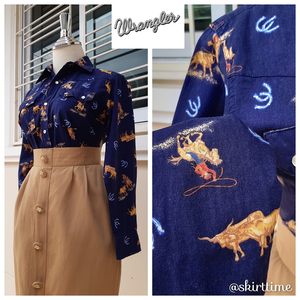 เสื้อเชิ้ตวินเทจ แบรนด์ Wrangler