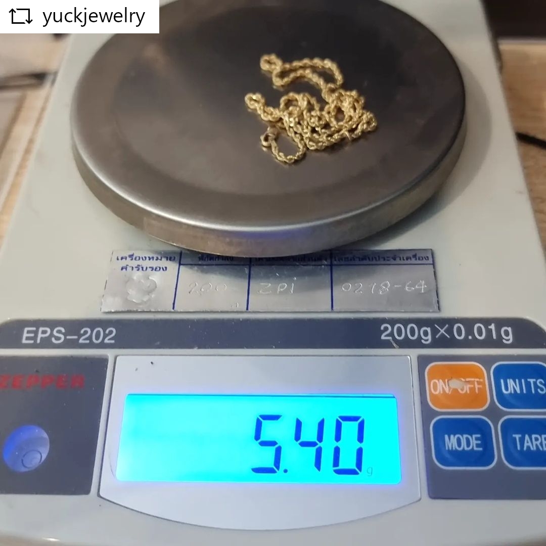 ❌️ปิดการขาย(SoIdOut)❌️สร้อยคอทองคำ 14K แบรนด์ Michael Anthony USA ความยาว 18.1 นิ้ว (46ซม) กว้างหนา 1.9 มิล น้ำหนัก 5.4 กรัม