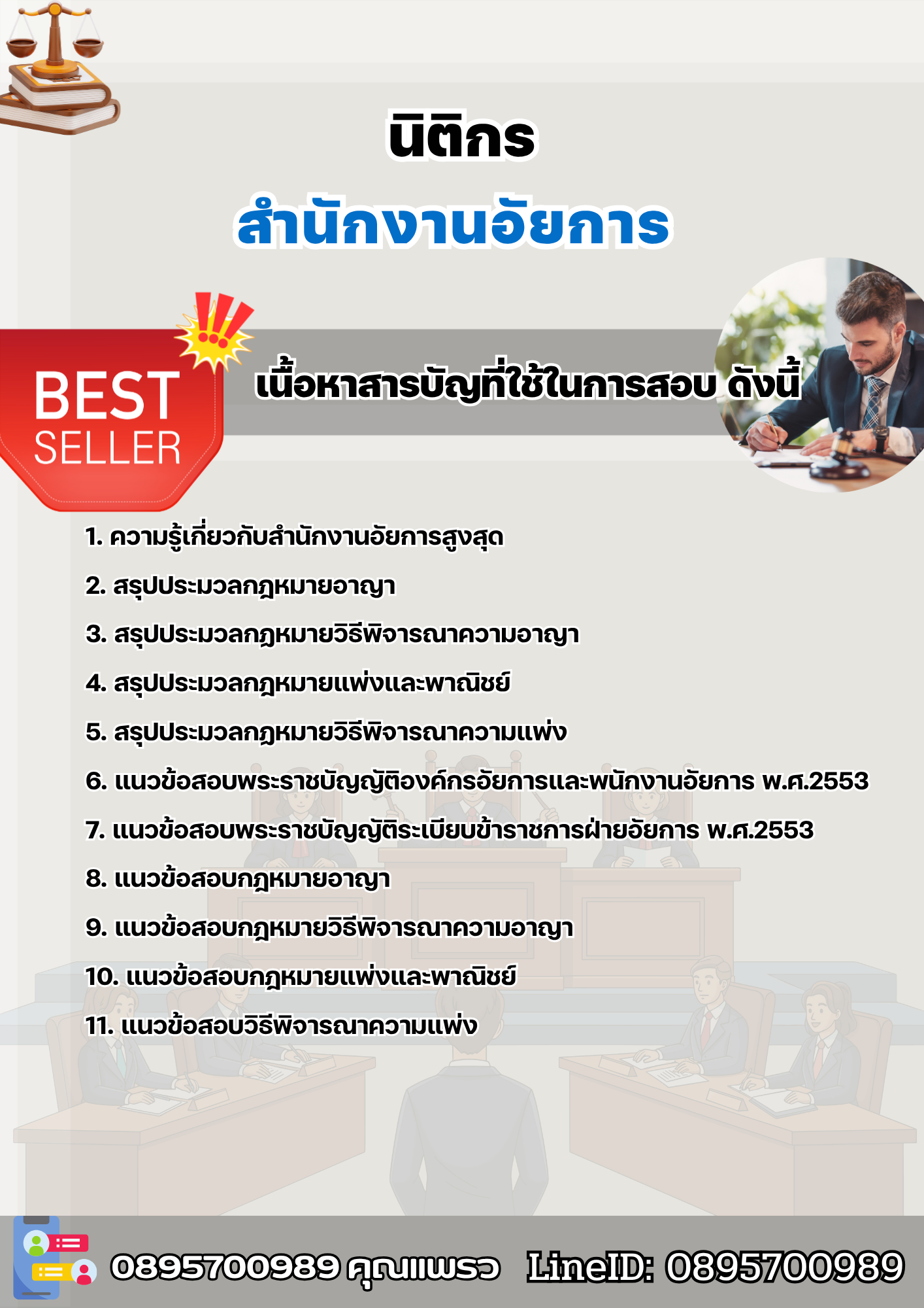 แนวข้อสอบนิติกร สำนักงานอัยการ 2568