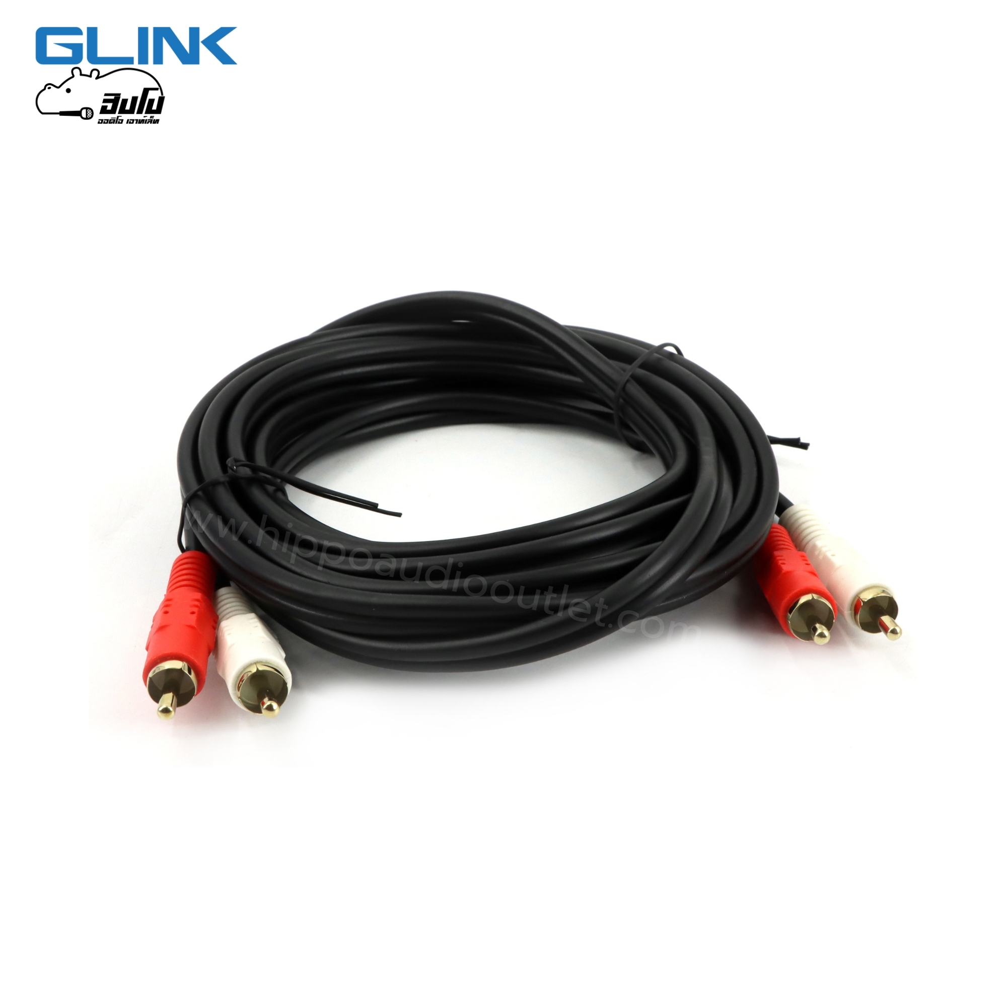 สาย RCA 4 หัวใส 3 เมตร GLDC002 (SP1)