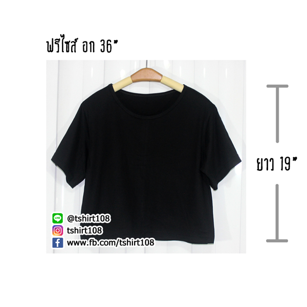 เสื้อครอปแขนสั้น