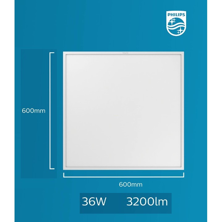 Philips โคมไฟพาแนลฝังฝ้า รุ่นRC048 โคมพาแนล rc048 LED Smart Bright Direct Panel 60x60 เซนติเมตร