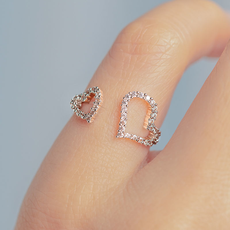 DIAMOND 18K WHITE GOLD RING แหวน เพชร ทอง 18K Pre-order