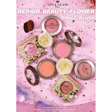 Gina Glam Brush G36 บรัชออน ปัดแก้มเนื้อชิมเมอร์