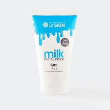 Le’ SKIN milk Facial Foam เลอสกิน โฟมล้างหน้าสูตรน้ำนม 100ml.