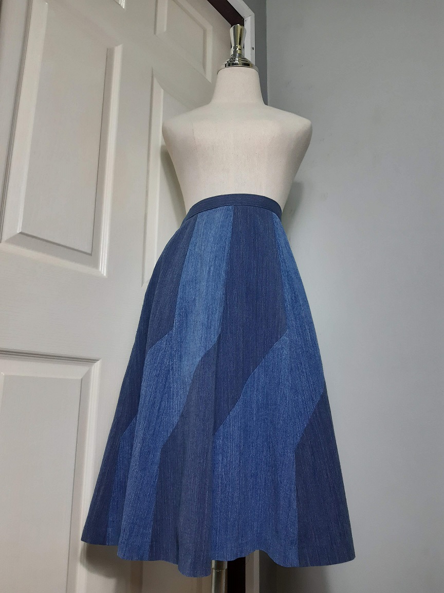 กระโปรงยีนส์วินเทจ