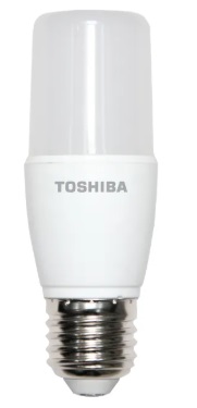 TOSHIBA LED STICK ทรงเรียว ขนาด 5 วัตต์ E27 กินไฟน้อย ให้ความสว่างสูง รับประกัน 1 ปี