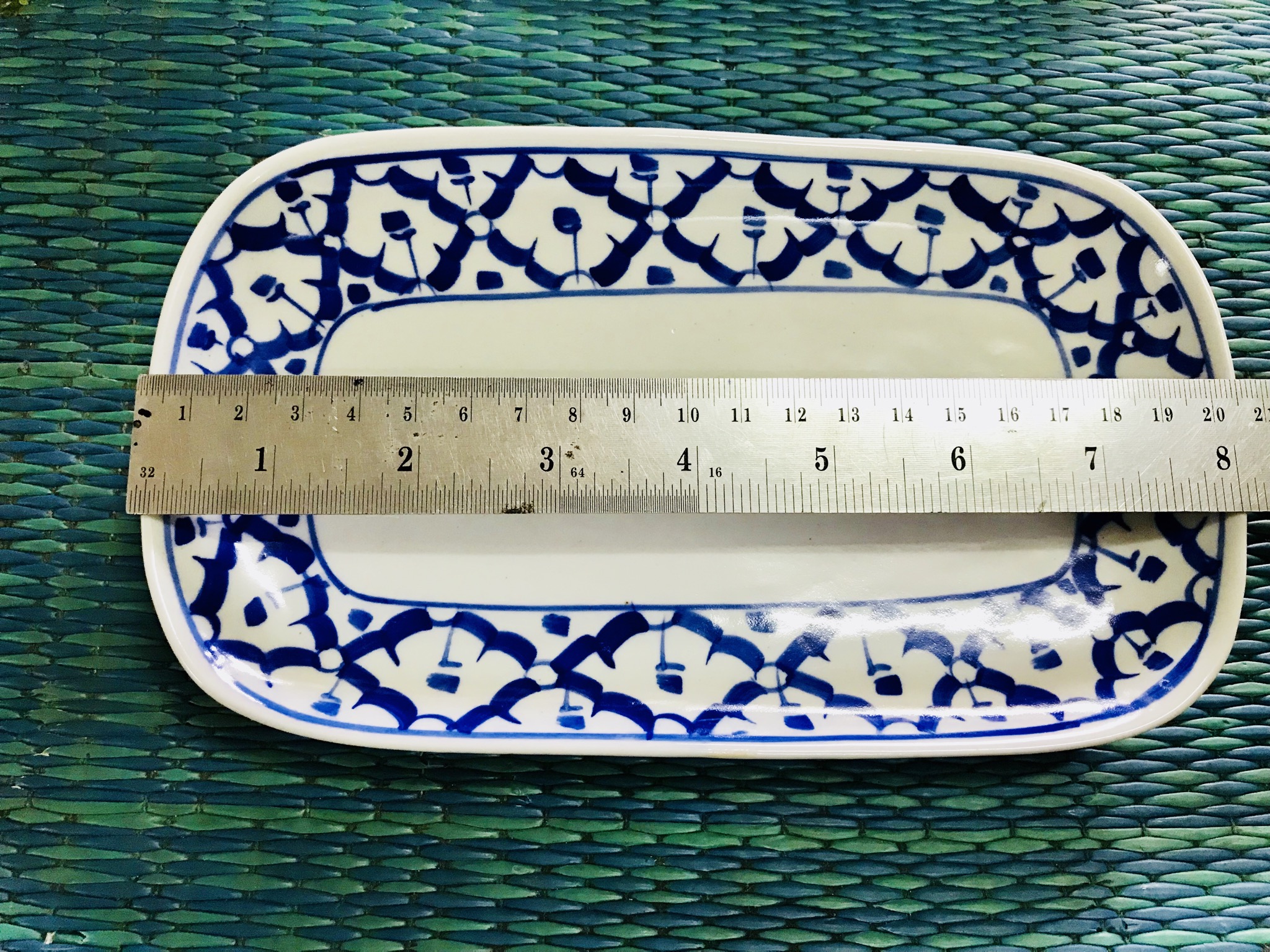 จานเปลลายไทย8"