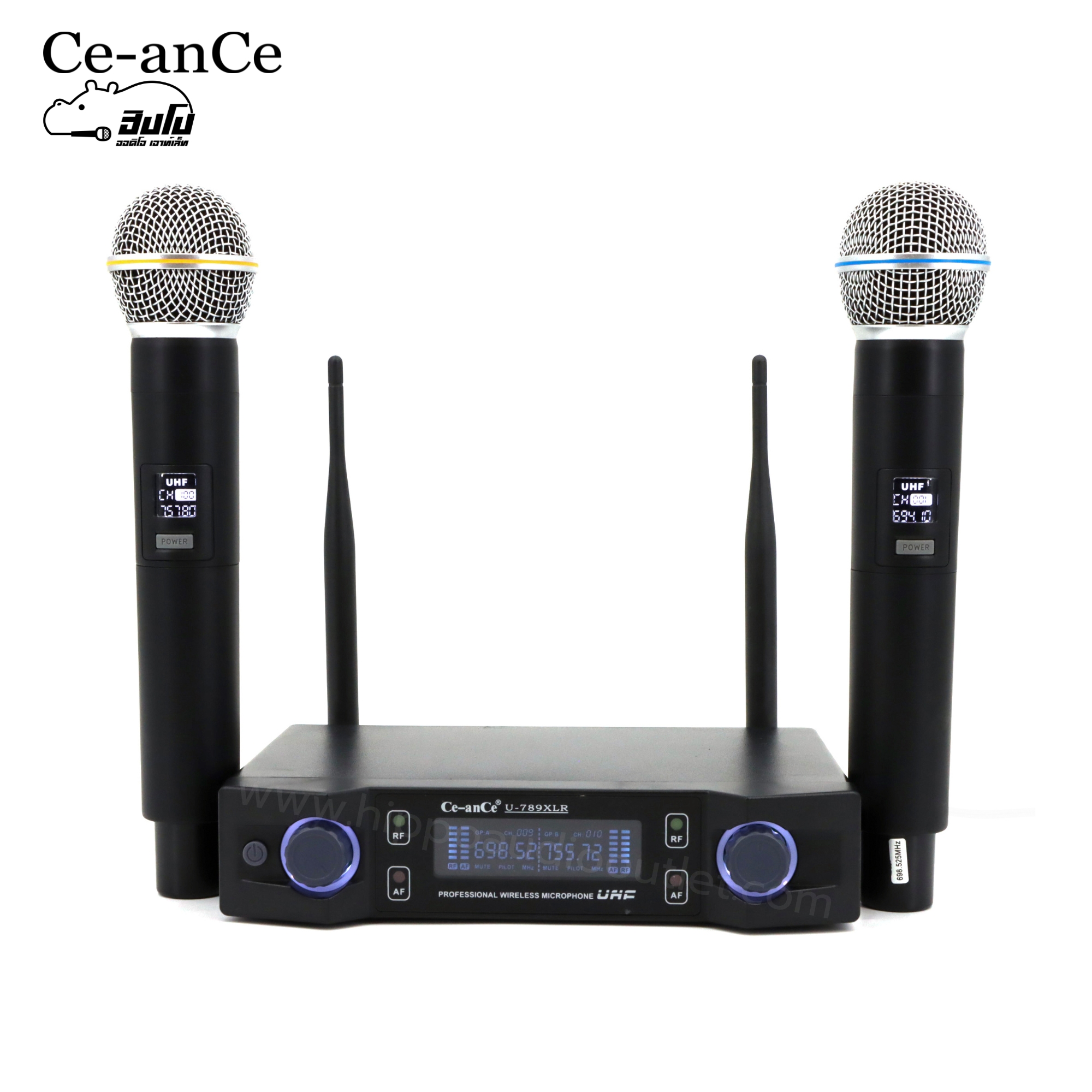 ไมค์ลอยคู่ Ce ance U 789 XLR (HP001-01)