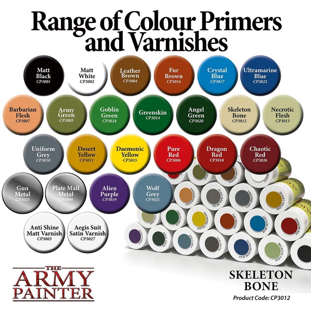 [Paint] Army Painter Spray Primers: Skeleton Bone