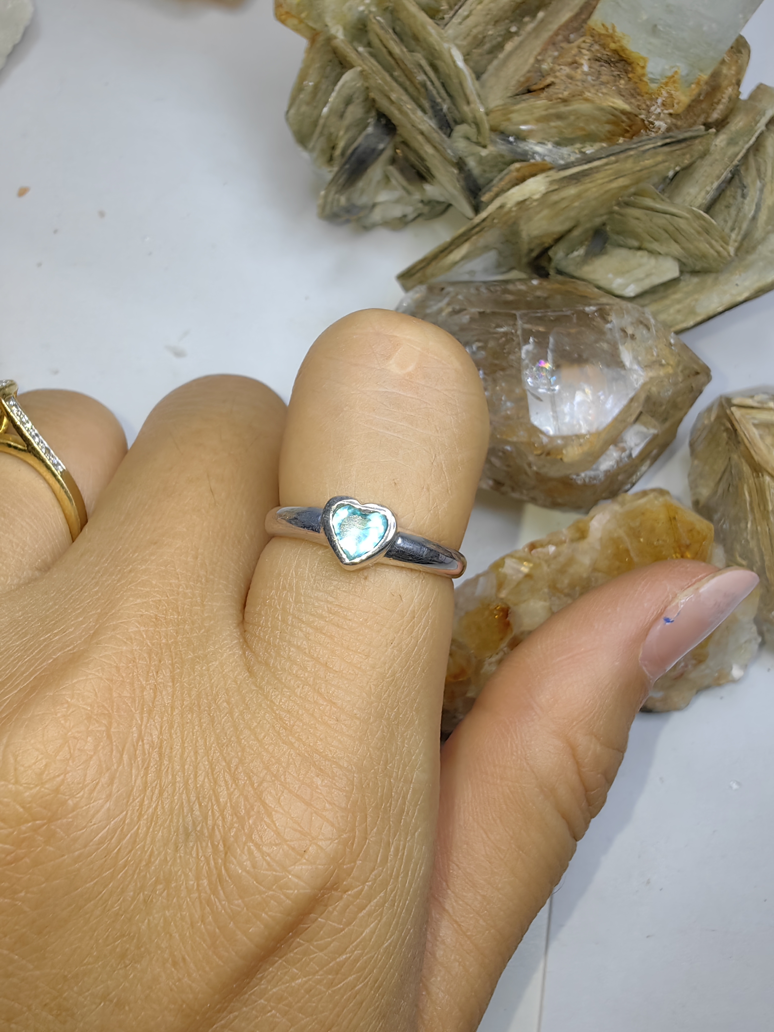 ไพลิน เงินแท้ 92.5% Blue Sapphire 925 Sterling Silver Ring