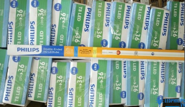(ชุด 5 หลอด) PHILIPS หลอดนีออน LED 22W รุ่น Double Ended แสงขาว ยาว 120 cm ฟิลลิป นีออน LED ไฟเข้า2ข้าง สินค้ารวมภาษีแล้ว