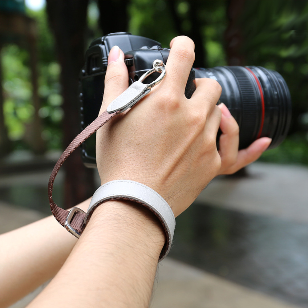 Leather Polyester Wrist Strap Hand Strap สายคล้องข้อมือ สายคล้องกล้อง