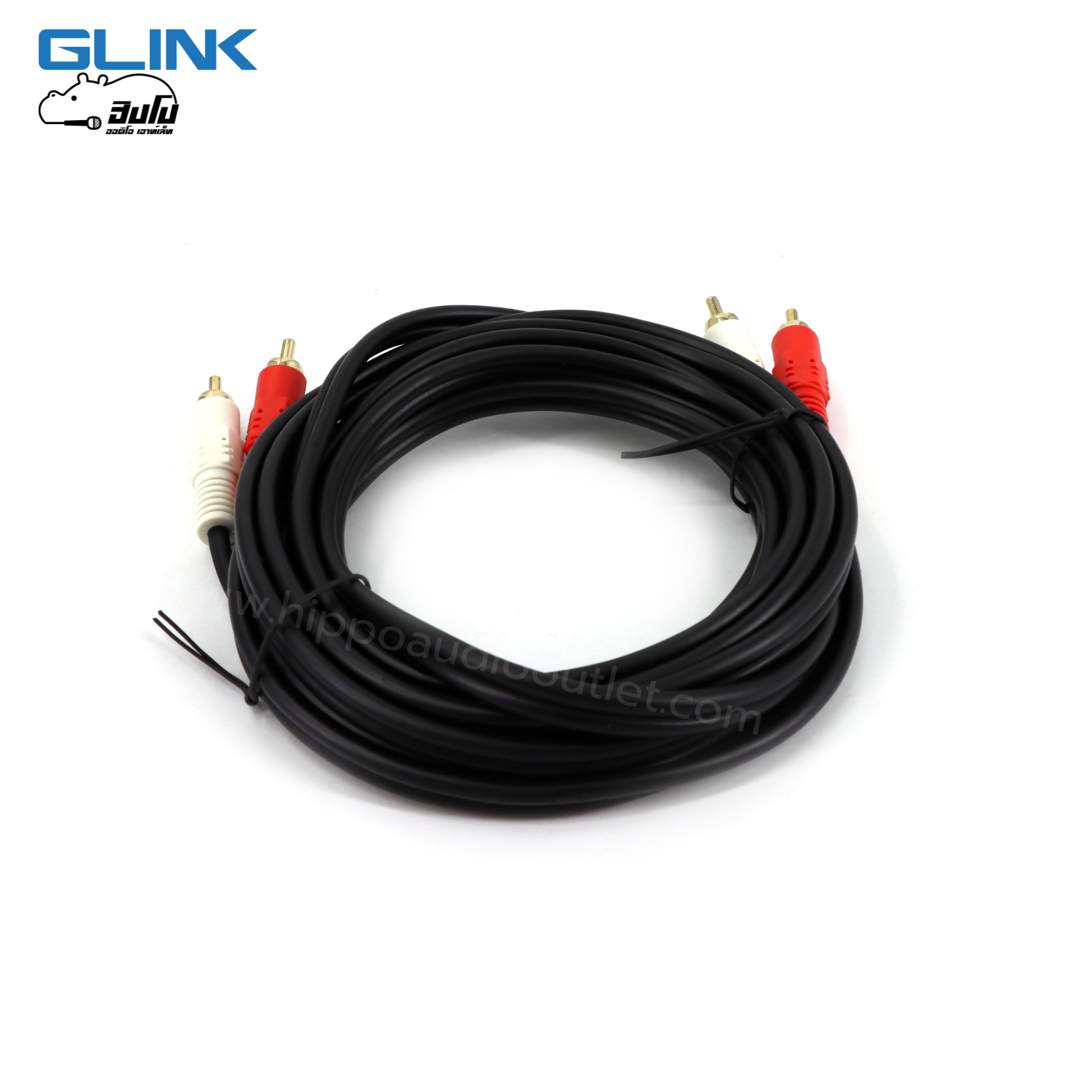 สาย RCA 4 หัวใส 3 เมตร GLDC002 (SP1)