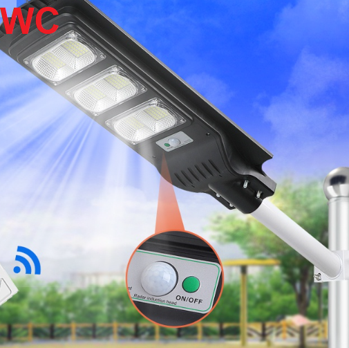 โคมไฟถนนโซล่าเซลล์ 1000W พร้อมขาแป้นจับ แบรน์ ONESTAR แสงขาว กันฝน กันน้ำ ไฟถนนโซล่าเซล ประกัน 3เดือน ไฟสวน ไฟLEDโซล่าเซลล์ IP67